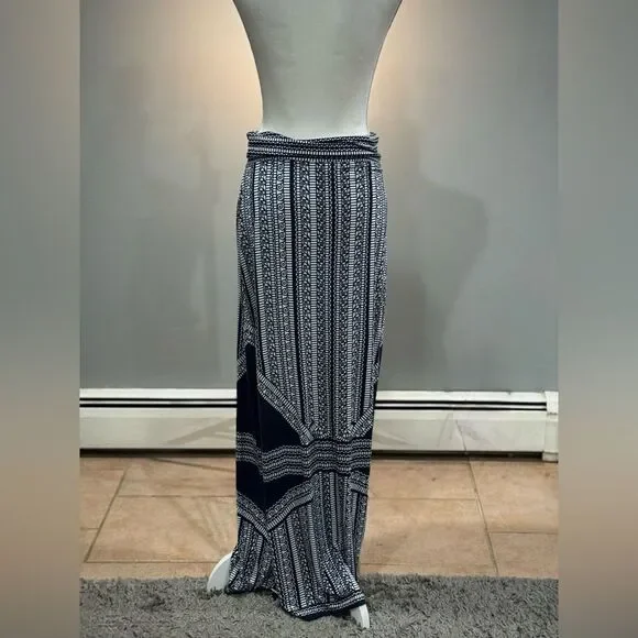 Navy Max Studio Long Maxi Skirt Size M EUC - Picture 2 of 5